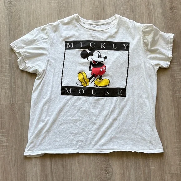 Mickey Mouse White T-Shirt - Picture 1 of 3